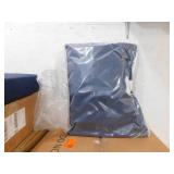 (5) ARDEN 21 in. x 21 in. Sapphire Blue Leala Outdoor Dining Chair Cushion