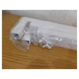 78.8 in. x 78.8 in. Square White Metal Arch Wedding Garden Backdrop Decoration Arbor