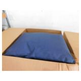 ARDEN 21 in. x 21 in. Sapphire Blue Leala Outdoor Dining Chair Cushion