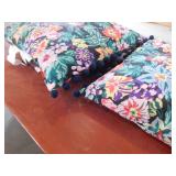 (2) Floral Pillows