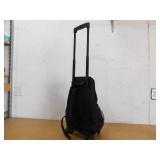 Rockland Roadster 17 in. Rolling Backpack, Black