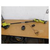 RYOBI ONE+ 18V 9 in. Cordless Battery Edger with 2.0 Ah Battery and Charger