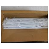 YIYIBYUS 86.7 in. x 47.28 in. White Metal Wedding Arch