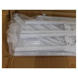 YIYIBYUS 86.7 in. x 47.28 in. White Metal Wedding Arch