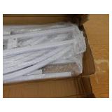YIYIBYUS 86.7 in. x 47.28 in. White Metal Wedding Arch