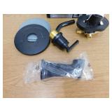 Glacier Bay Oswell Single Handle 1-Spray Tub and Shower Faucet 1.8 GPM in Matte Black (Valve Included)