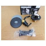 Glacier Bay Oswell Single Handle 1-Spray Tub and Shower Faucet 1.8 GPM in Matte Black (Valve Included)