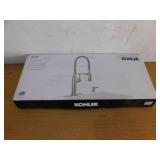 KOHLER Sous Pro-Style Single Handle Pull Down Sprayer Kitchen Faucet in Vibrant Stainless Steel