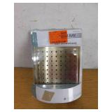 Glacier Bay Modern 1-Spray Pattern 8.8 in. Single Wall Mount Fixed Shower Head in Matte Gold