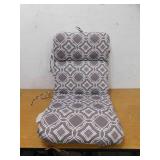 Jordan Manufacturing 45 in. L x 22 in. W x 5 in. T Rectangular Outdoor Dining Chair Cushion in Coby Gravel