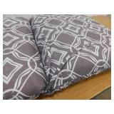 Jordan Manufacturing 45 in. L x 22 in. W x 5 in. T Rectangular Outdoor Dining Chair Cushion in Coby Gravel