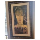 Greta Garbo Film Poster by Richard Boleslawski - Framed Art Deco Print