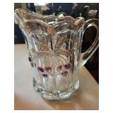 Crystal Glass Pitchers & Tumblers Set with Pink Accent Gems (Assorted)