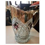 Crystal Glass Pitchers & Tumblers Set with Pink Accent Gems (Assorted)