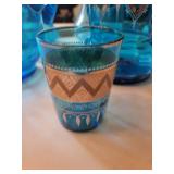 Carnival Glass Pitchers - Assorted Vintage Glassware with Geometric Patterns
