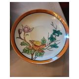 Assorted Chinese Porcelain Tableware Set - Floral Motifs on Teapot, Bowls & Cups