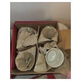 Johnson Bros England 1883 Dinner Plates - Christmas Tree Center Pattern