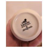 New in Box Legend Turkey Motif Dinnerware Set of 4