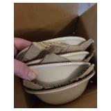 New in Box Legend Turkey Motif Dinnerware Set of 4