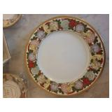 Christian Dior Fine China Christmas Dinnerware - Plates, Teacups & Saucers set of 2