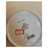 Al Gusto Trattoria Plates - Dinner Plates with Pepper Motif, Made in Portugal