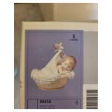 Belleek Ireland Tender Dreams Parian Vase 06656 with Floral Bouquet