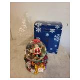 Christopher Radko Winter Wonderland Snow Globe - Santa With Gifts (Box Included)