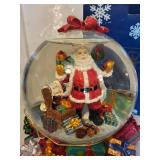 Christopher Radko Winter Wonderland Snow Globe - Santa With Gifts (Box Included)