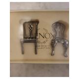 2 Sets Lenox Kirk Steff Collection Miniature Chairs (Lot of 4)