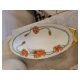 Assorted Bavarian Porcelain Figurines & Floral Plates