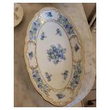 Assorted Bavarian Porcelain Figurines & Floral Plates