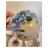 Assorted Bavarian Porcelain Figurines & Floral Plates
