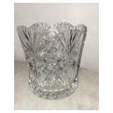 Crystal Cut Glass Vases - Diamond & Starburst Pattern