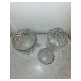 Crystal Cut Glass Vases - Diamond & Starburst Pattern