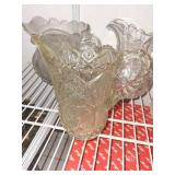 Crystal Cut-Glass Pitchers and Serving Pieces Collection
