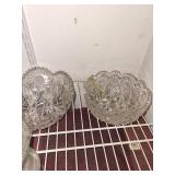Crystal Cut Glass Compote Bowls - Assorted Sizes