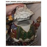 Fitz and Floyd Classics Handcrafted China Santa Figurines (Lot of 2)