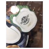Fitz and Floyd Classics Handcrafted China Santa Figurines (Lot of 2)