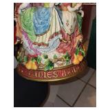 Fitz and Floyd Twelve Days of Christmas Nine Ladies Dancing Porcelain Figurine Circa 2000 Collection