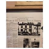 St. Paul Sunday Pioneer Press - House at 312 Summit Rich in History - 1966 Front Page