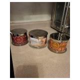HomeWorx Slatkin & Co. Candles - Cinnamon Sugar Marshmallow, Praline Pecan (Lot of 3)