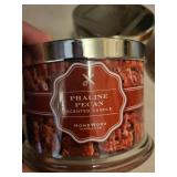 HomeWorx Slatkin & Co. Candles - Cinnamon Sugar Marshmallow, Praline Pecan (Lot of 3)