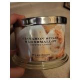 HomeWorx Slatkin & Co. Candles - Cinnamon Sugar Marshmallow, Praline Pecan (Lot of 3)
