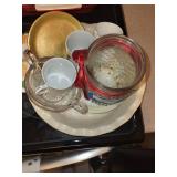 Emile Henry Round Bake Dish - Made in France - Assorted Mugs and Glassware