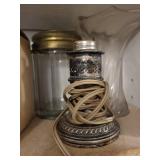 Michael Aram Signature Honey Bee Jar - Floral Ceramic with Gold Accents (Boxed)