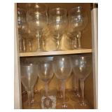 Assorted Crystal Glassware - Wine Glasses, Champagne Flutes & Goblets