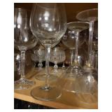 Assorted Crystal Stemware & Glassware - Wine, Flute & Martini Glasses