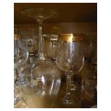 Assorted Crystal Stemware & Glassware - Wine, Flute & Martini Glasses