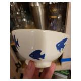 Tabletops Unlimited Floral Ceramic Bowls & Canister - Made in Indonesia, Dishwasher Safe