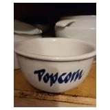 Tabletops Unlimited Floral Ceramic Bowls & Canister - Made in Indonesia, Dishwasher Safe